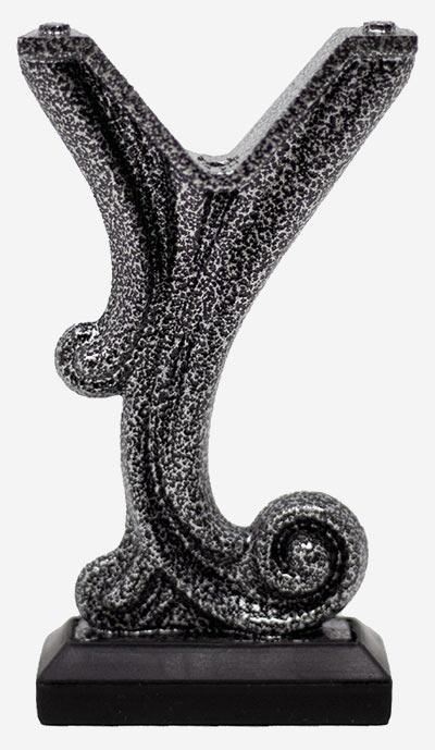 IDAY01_Kneeler-Leg-1A2 church pew hardware - wrought iron kneeler leg